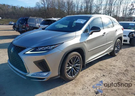 2021 Lexus Rx 450H F Sport Handling from USA, damaged, VIN 2T2YGMDA9MC066093